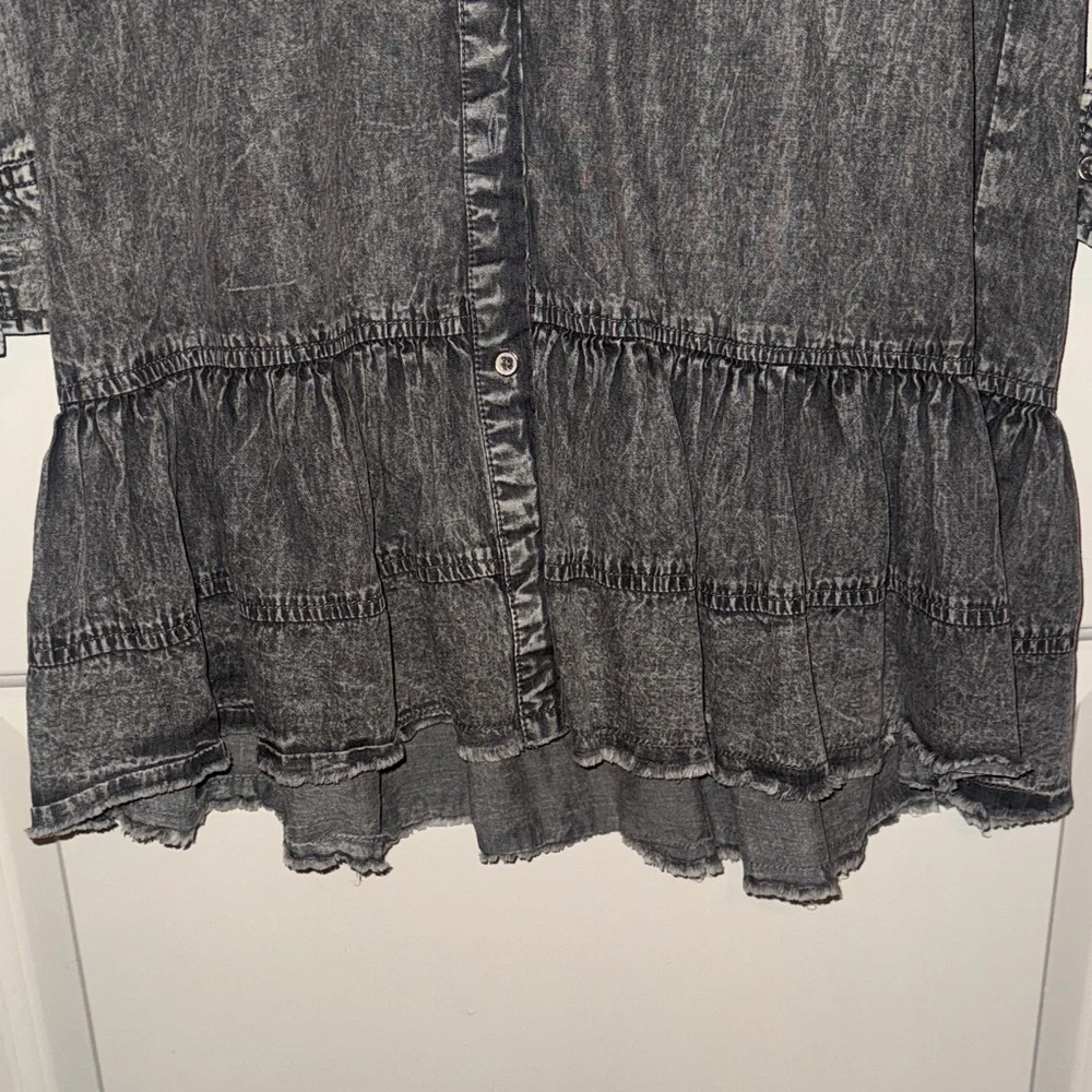 Elan Charcoal Long Sleeve Dress - Picture 4 of 5